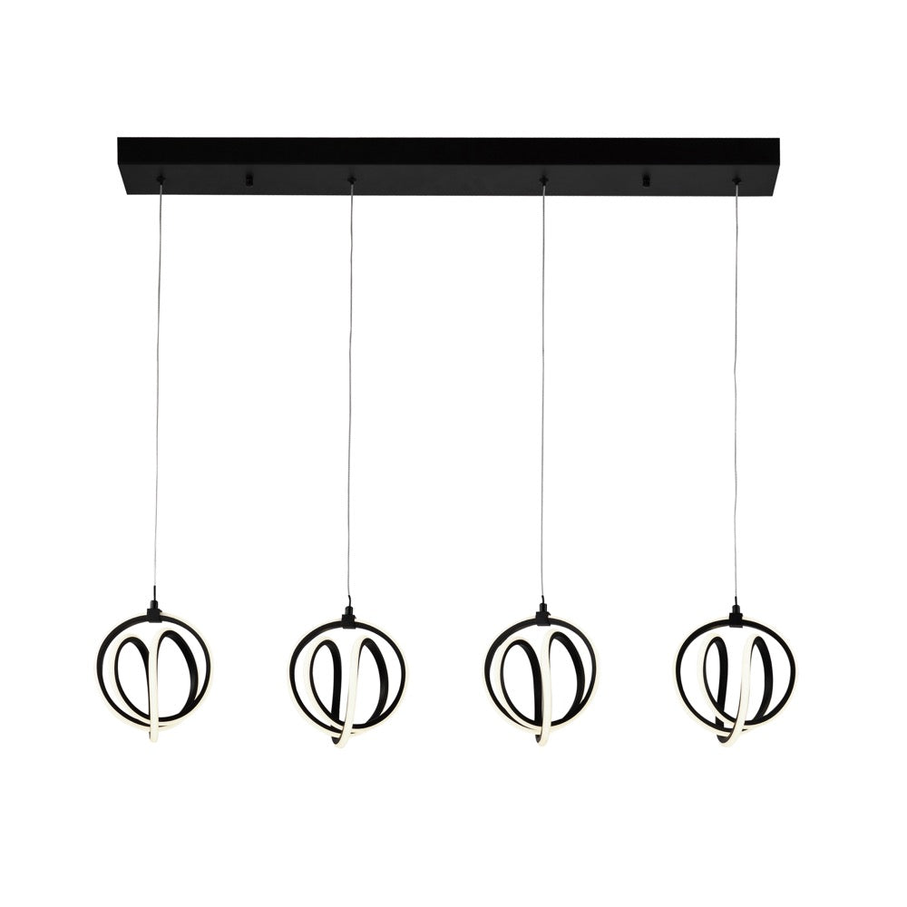 Rose 4 Light Linear Pendant / Island Light