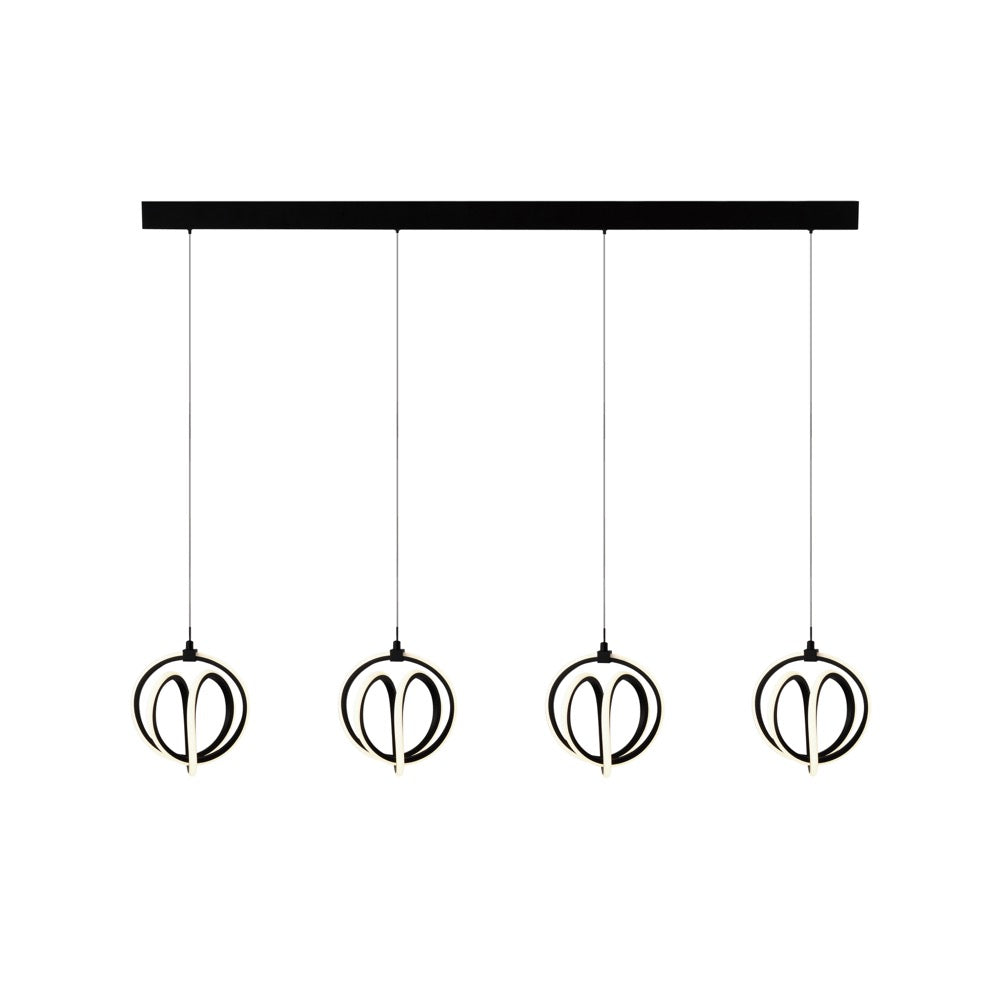 Rose 4 Light Linear Pendant / Island Light