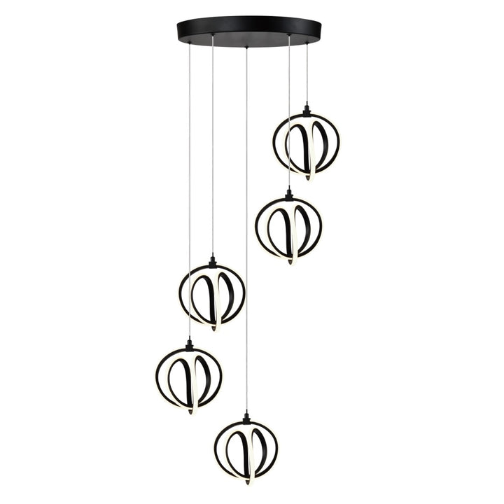 Rose Pendant, 5 Light / 20.28" W, by Artcraft Lighting