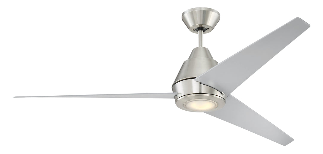 Acadian 56" Ceiling Fan in Brushed Polished Nickel by Craftmade