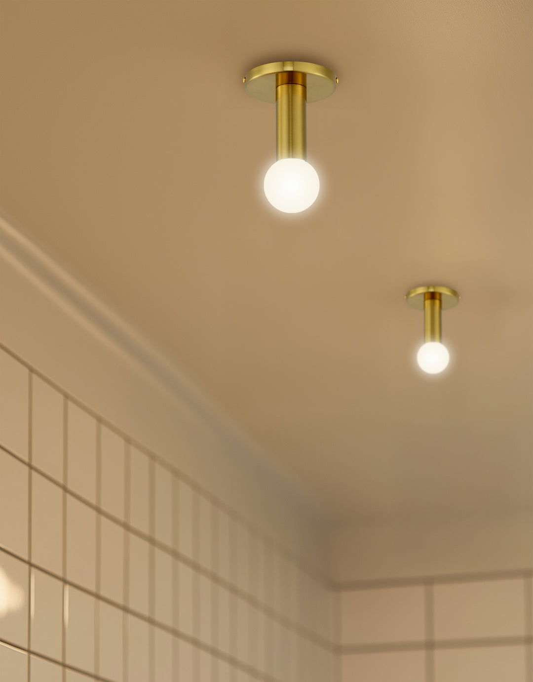 Adams 1 Light Incandescent Flush Mount by Dainolite - view 2