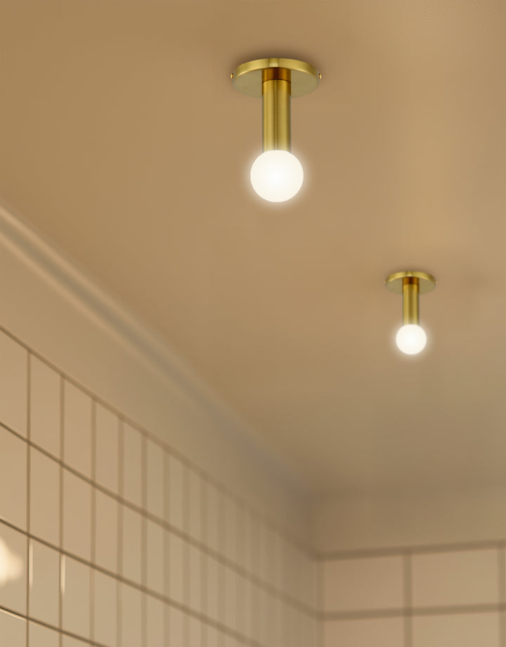 Adams 1 Light Incandescent Flush Mount by Dainolite - view 2