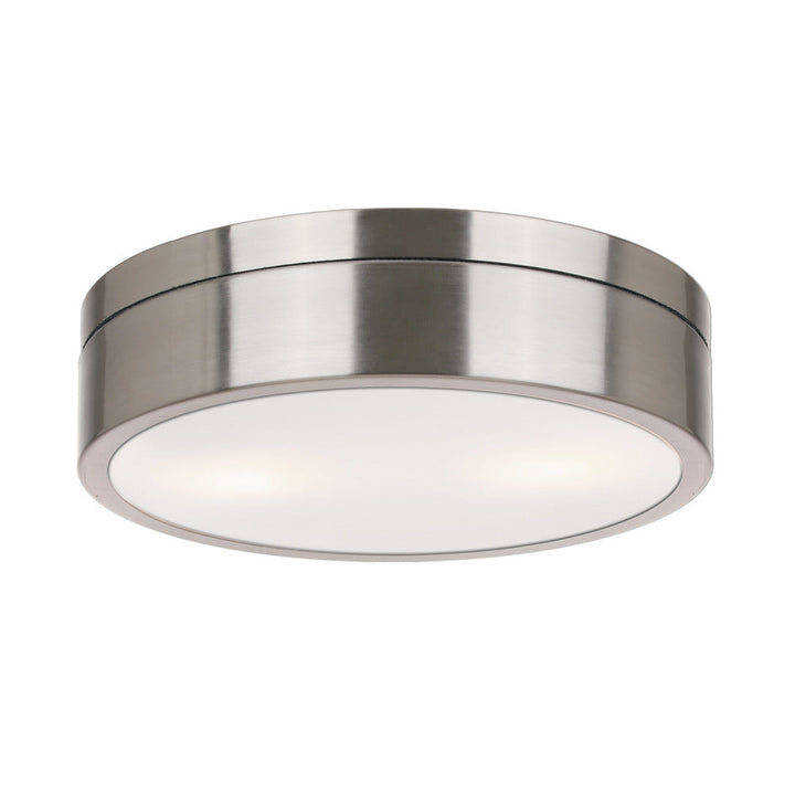 Grove LED Flush Mount in Brushed Nickel by Avista