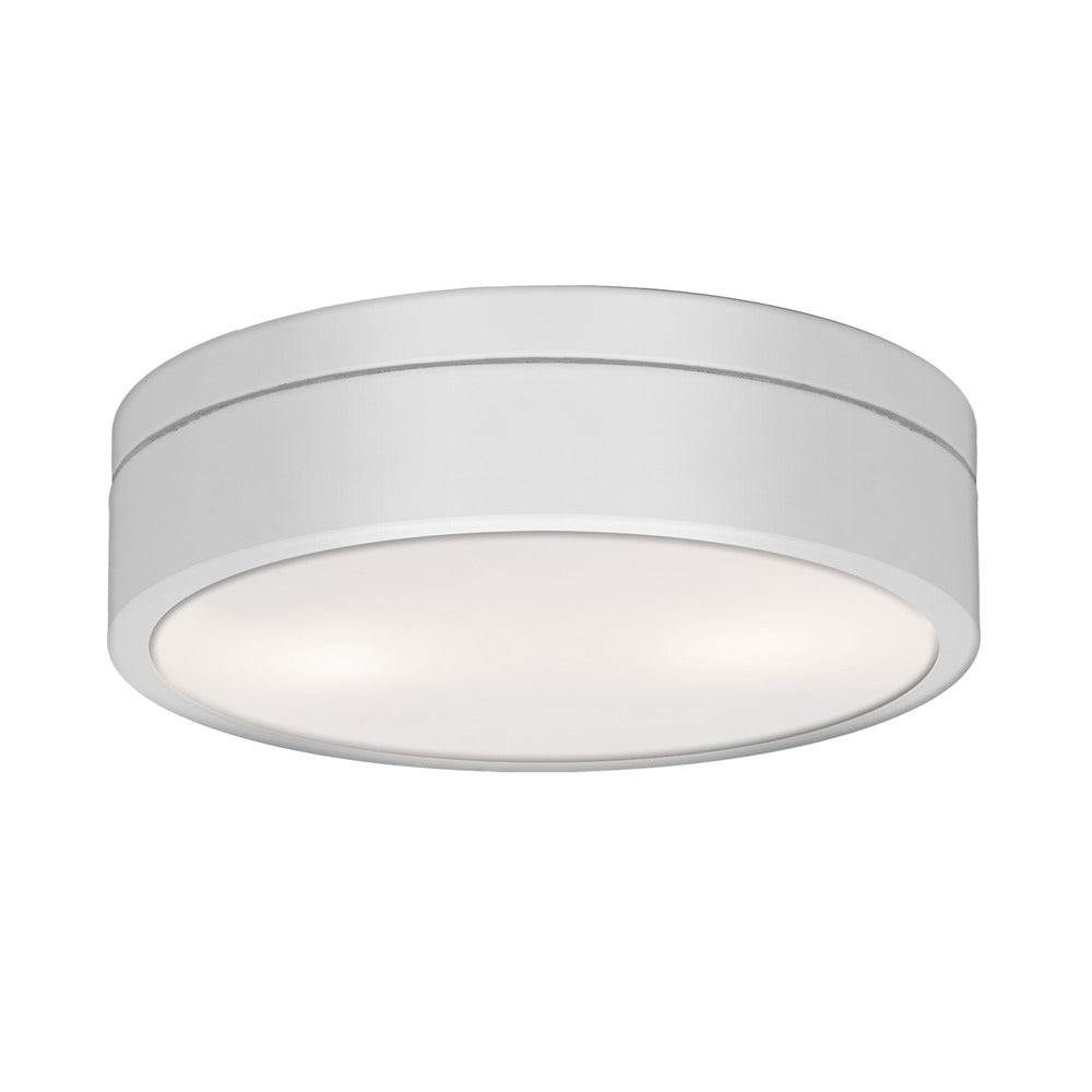 Grove LED Flush Mount in White by Avista