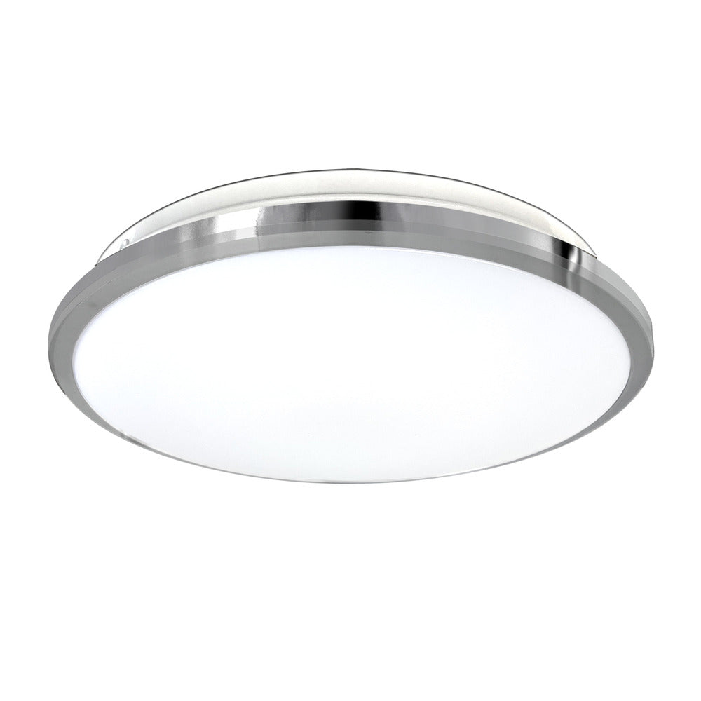 Slim LED Flush Mount in Chrome by Avista