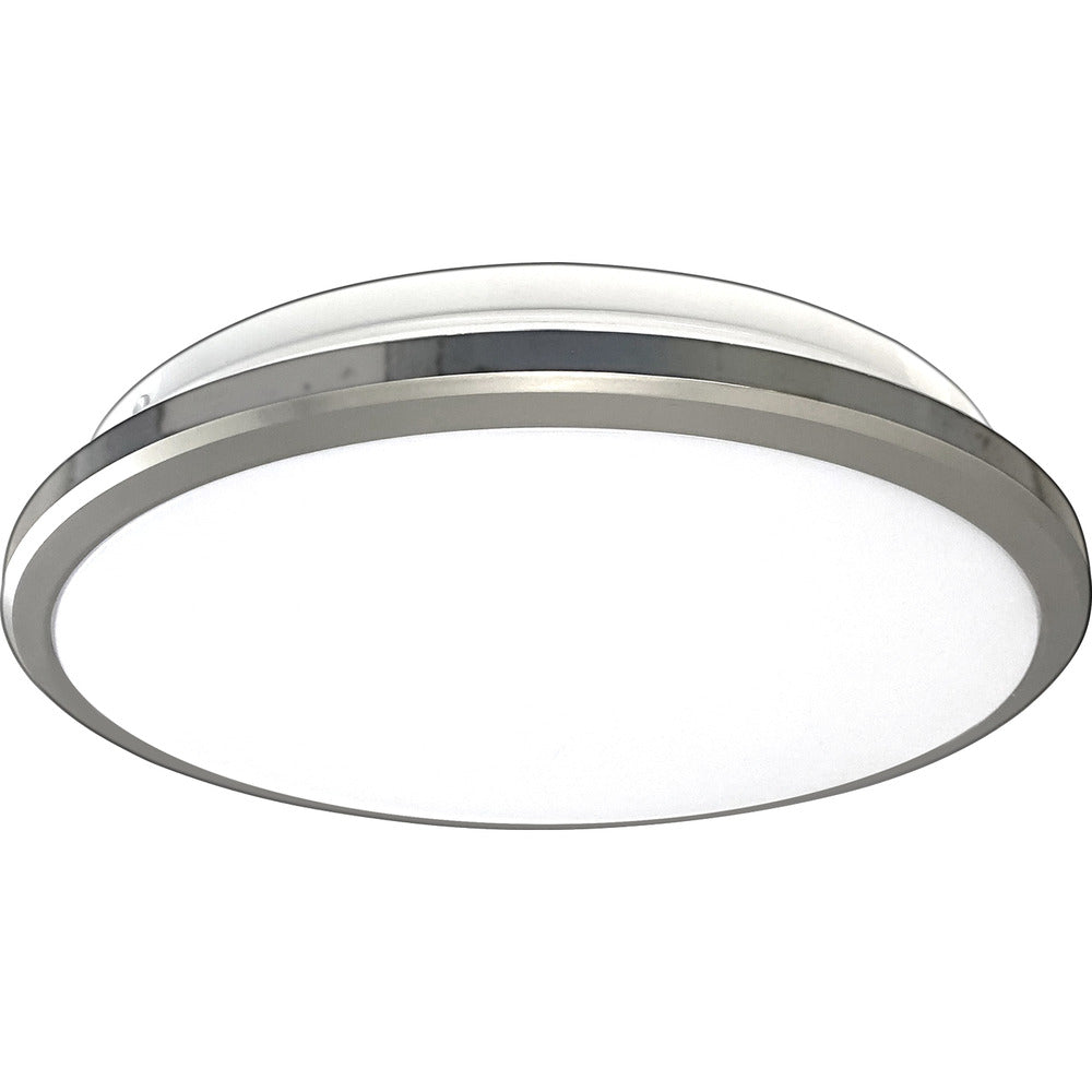 Slim LED Flush Mount in Brushed Nickel by Avista