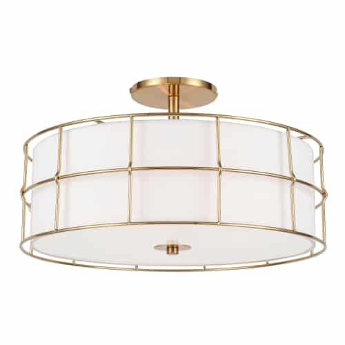 Alcala 3 Light Semi-Flush Mount by Dainolite
