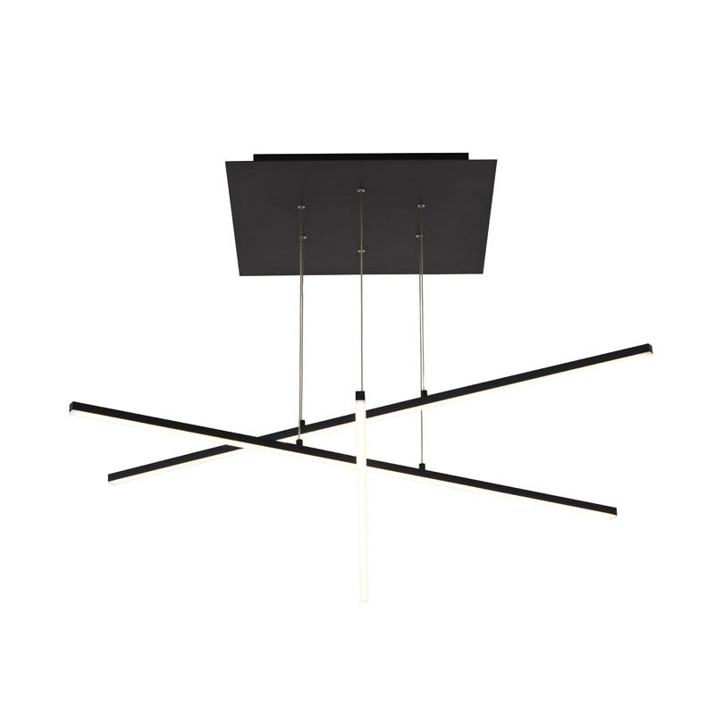 Frame LED Ceiling Fixture with Hanging Stick Pendants &amp;