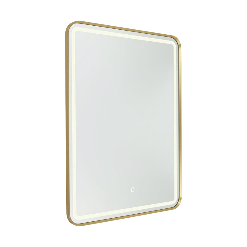 Reflections Rectangular Brushed Brass 3CCT LED Mirror