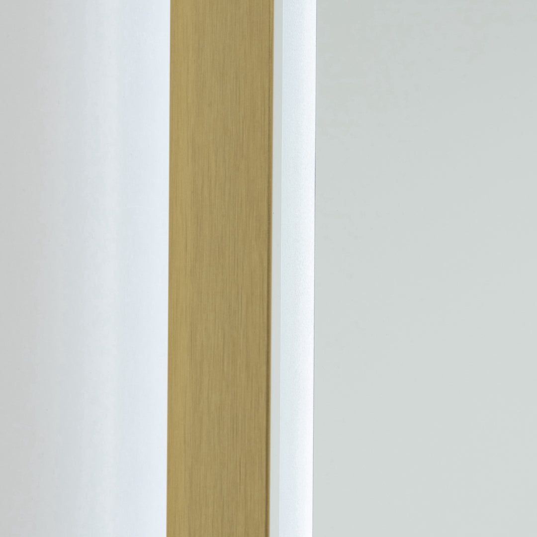 Reflections Rectangular Brushed Brass 3CCT LED Mirror by Artcraft Lighting - view 4