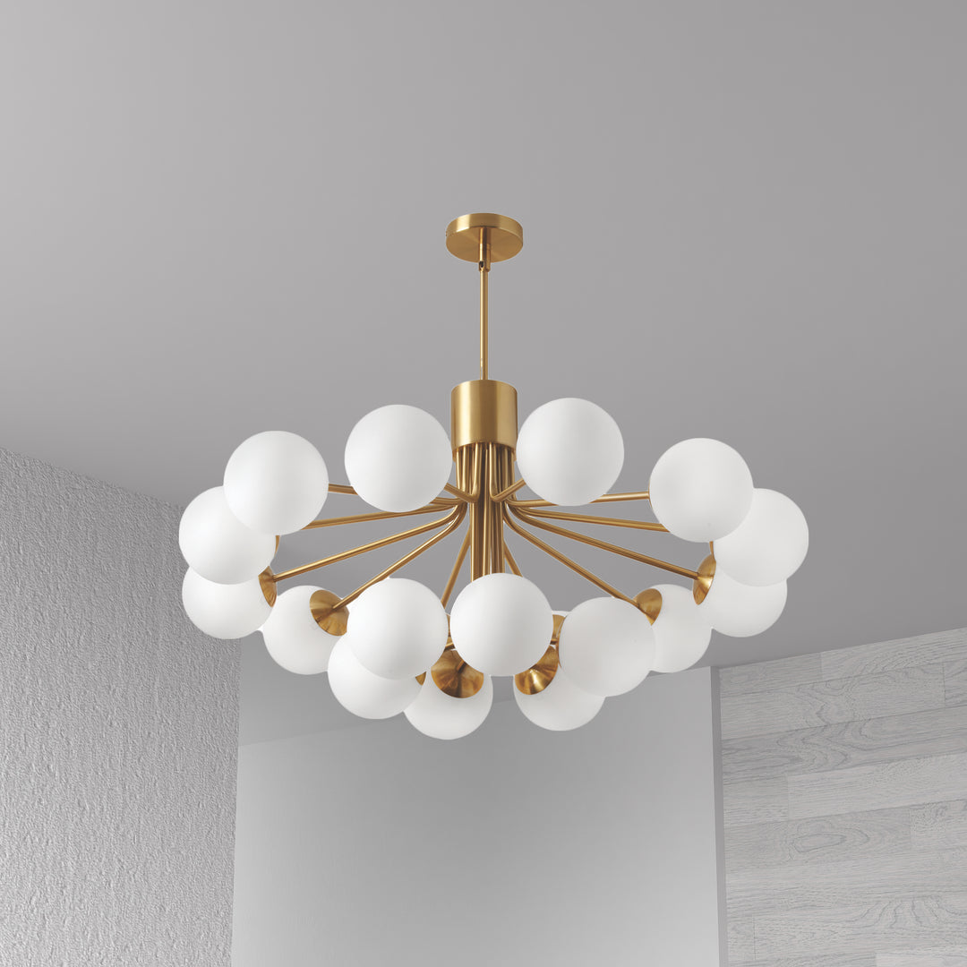 Amanda 9 Light Chandelier by Dainolite - view 3