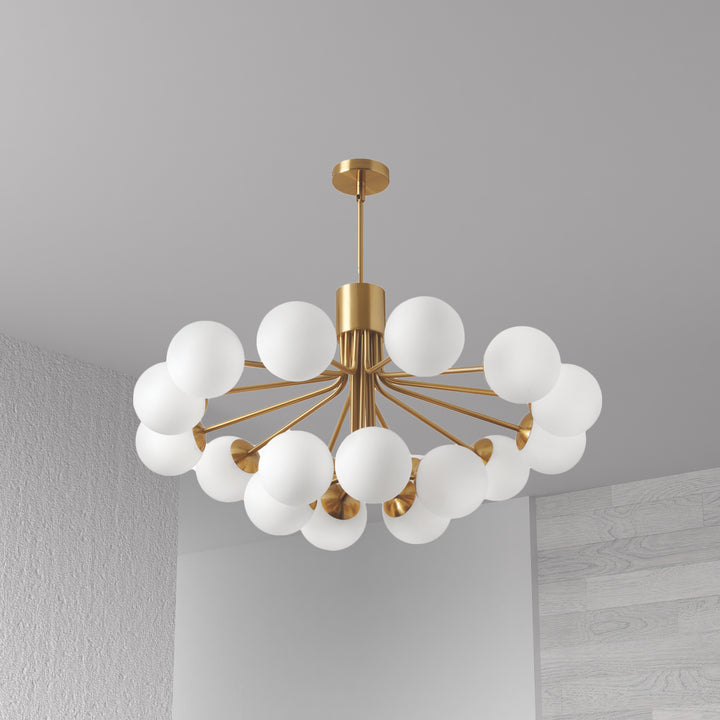 Amanda 9 Light Chandelier by Dainolite - view 3