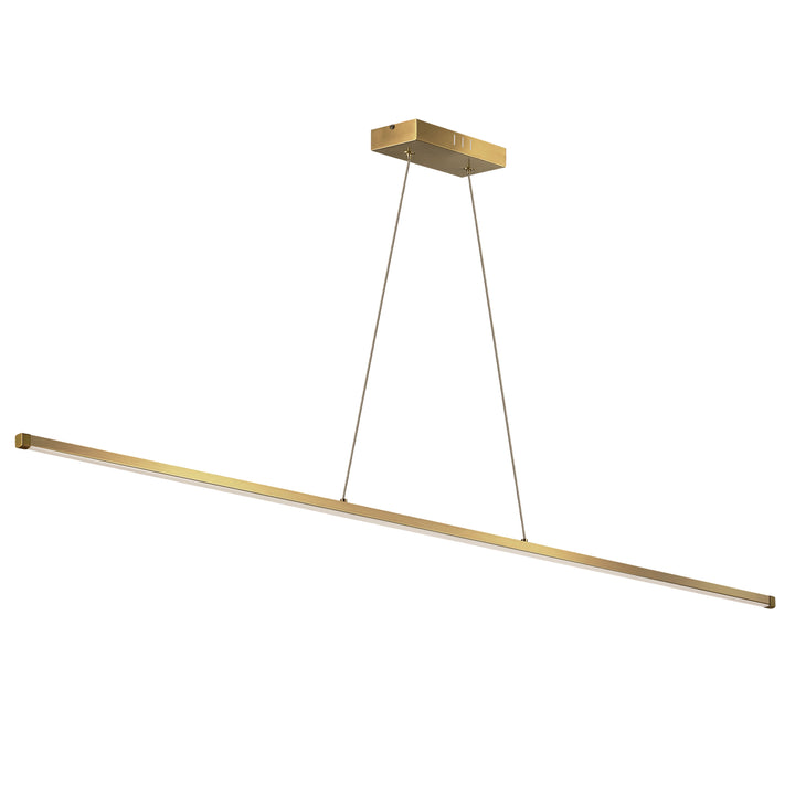 Array 30W Horizontal Pendant (ARY-4830LEDHP) in Aged Brass by Dainolite