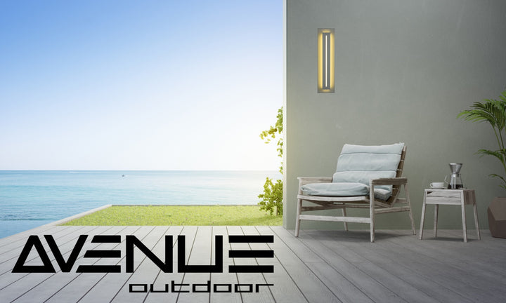 Avenue Outdoor Raised Panel LED Wall Sconce by Avenue Lighting - view 7