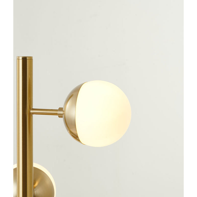 Brass Glass Table Lamp by Bethel - view 3