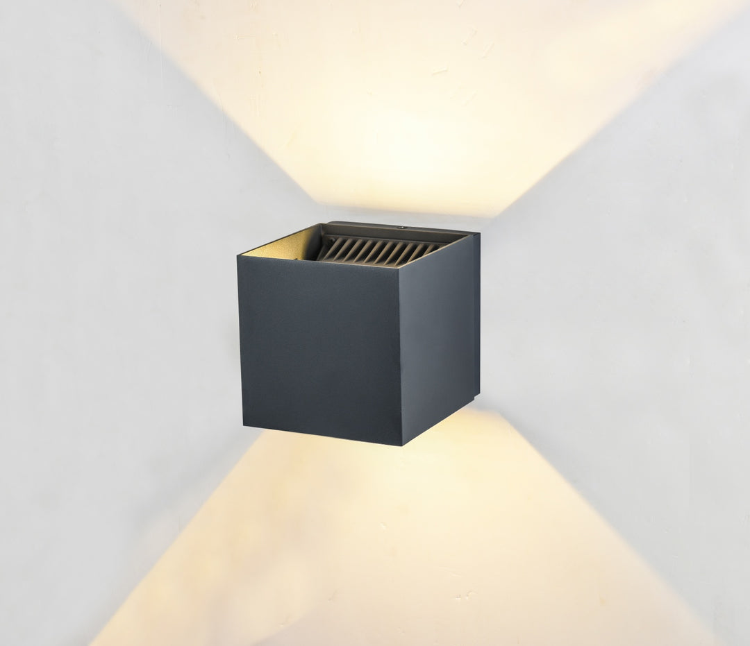 Avenue Outdoor Cube Up/Down 3000K LED Wall Sconce by Avenue Lighting - view 6