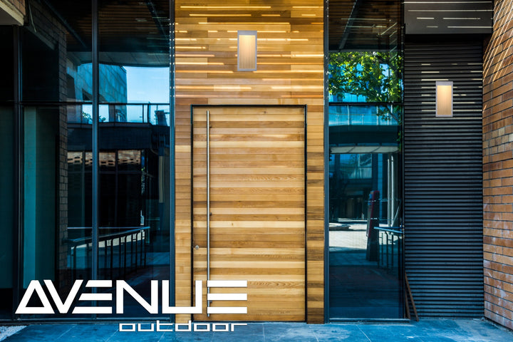Avenue Outdoor 3000K LED Wall Sconce with Ribbed Glass by Avenue Lighting - view 14