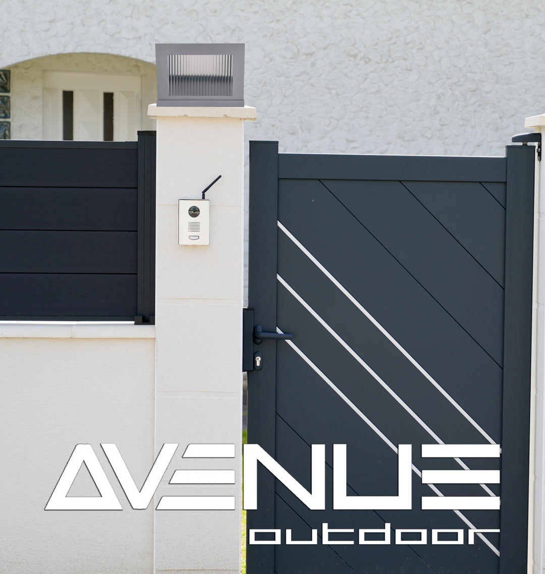 Avenue Outdoor 3000K LED Pillar Mount with Ribbed Glass by Avenue Lighting - view 15