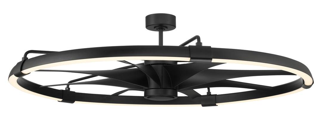 Axel Ceiling Fan in Flat Black by Craftmade