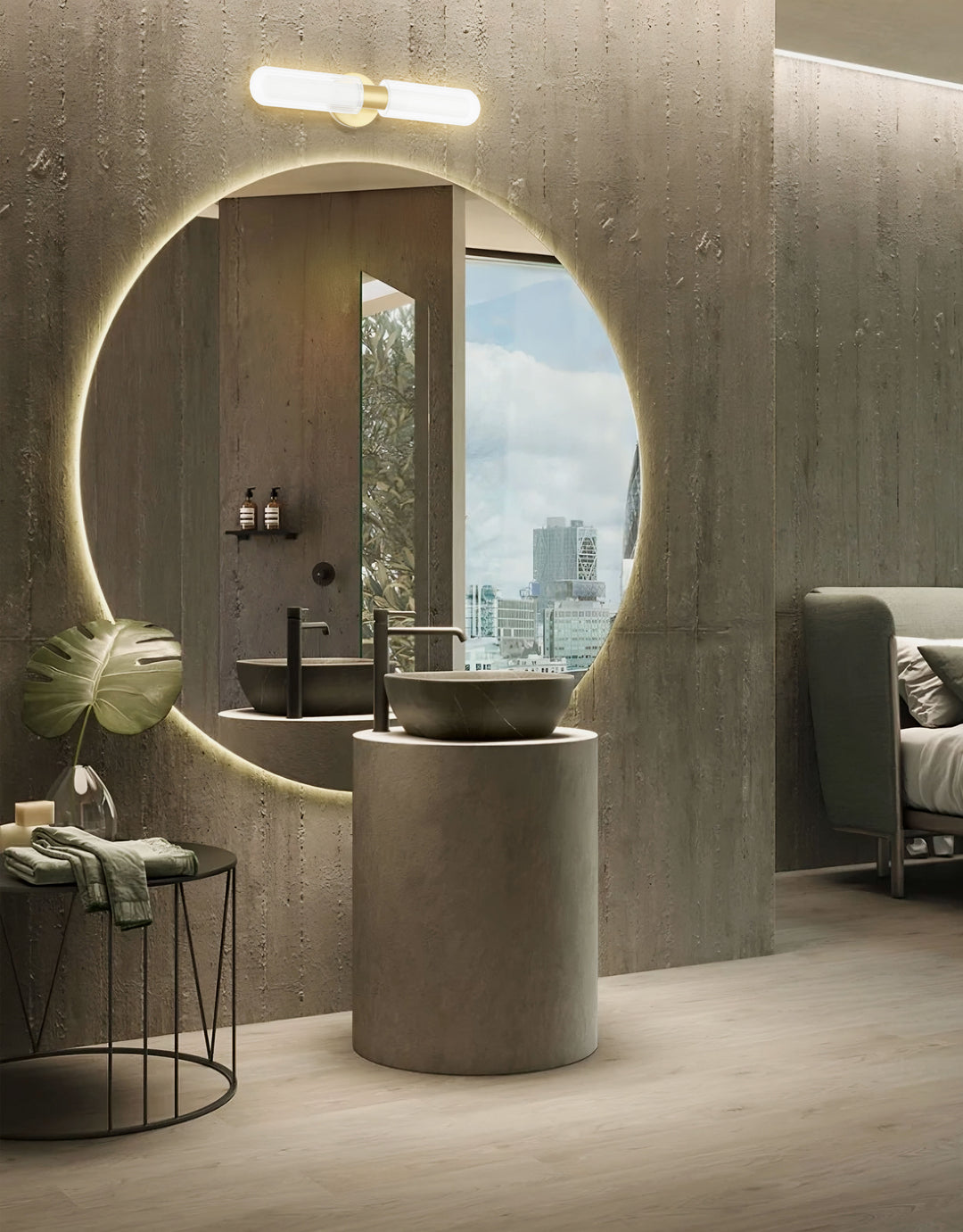 Balbina 2 Light Wall Sconce by Dainolite - view 2