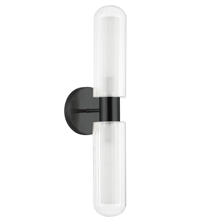 Balbina 2 Light Wall Sconce in Matte Black by Dainolite