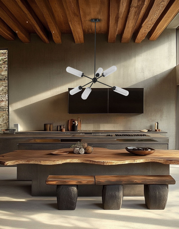 Balbina 6 Light Chandelier by Dainolite - view 4