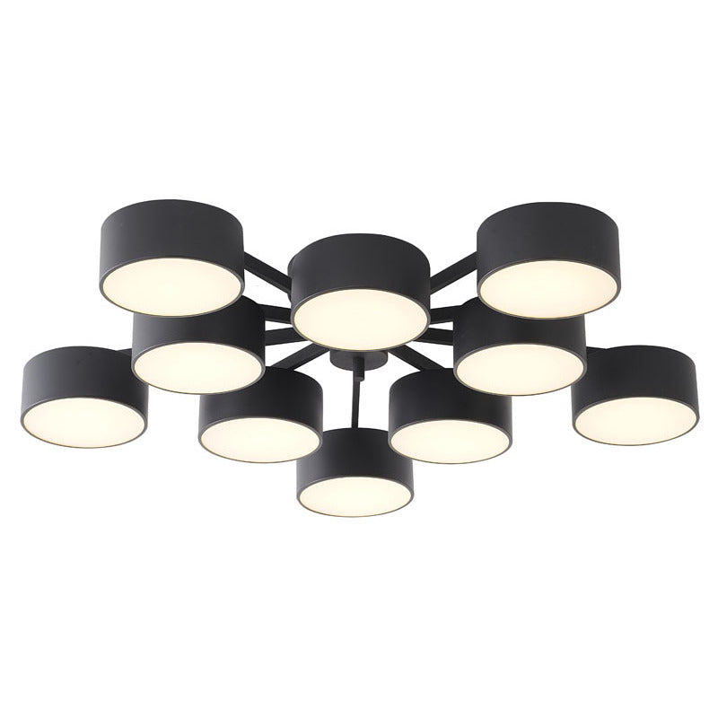 Frame Light Fixture with Shades and Frosted Diffusers by Bethel - view 15