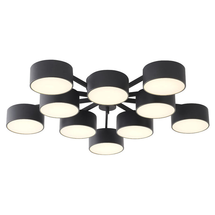 Frame Light Fixture with Shades and Frosted Diffusers by Bethel - view 15