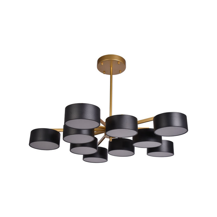 Frame Light Fixture with Shades and Frosted Diffusers by Bethel - view 21