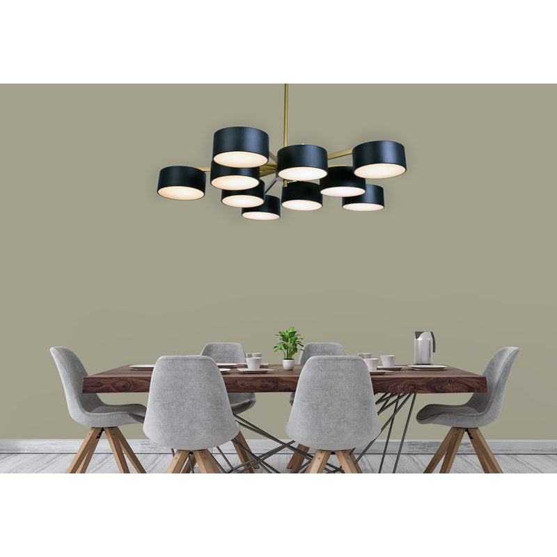 Frame Light Fixture with Shades and Frosted Diffusers by Bethel - view 22