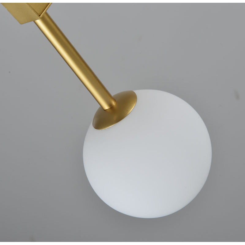 Frame Ceiling Fixture with Glass Shades by Bethel - view 4