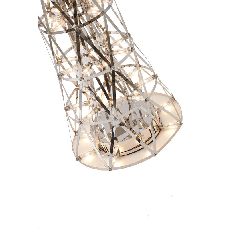 Stainless Steel Column Table Lamp Fixed LED by Bethel - view 4