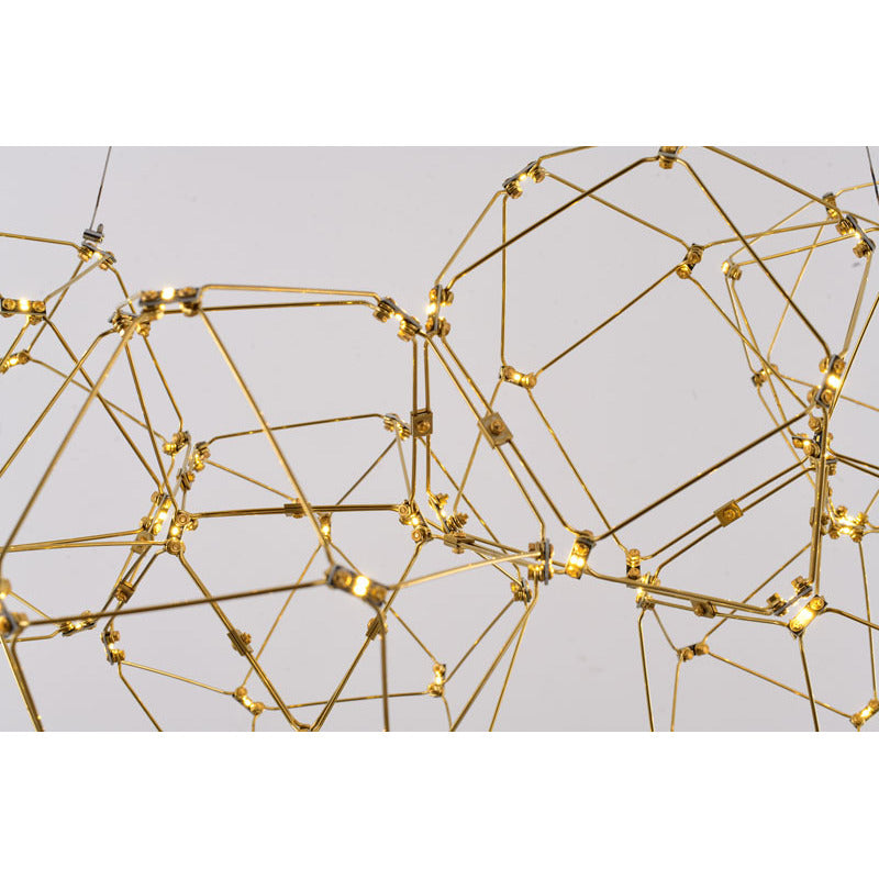 LED Star Light Net Chandelier with Hardware by Bethel - view 7