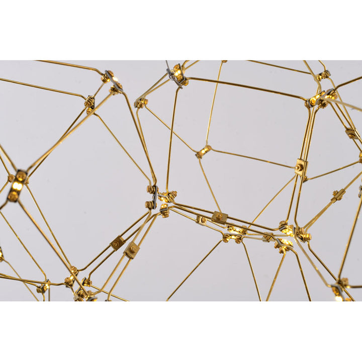 LED Star Light Net Chandelier with Hardware by Bethel - view 3