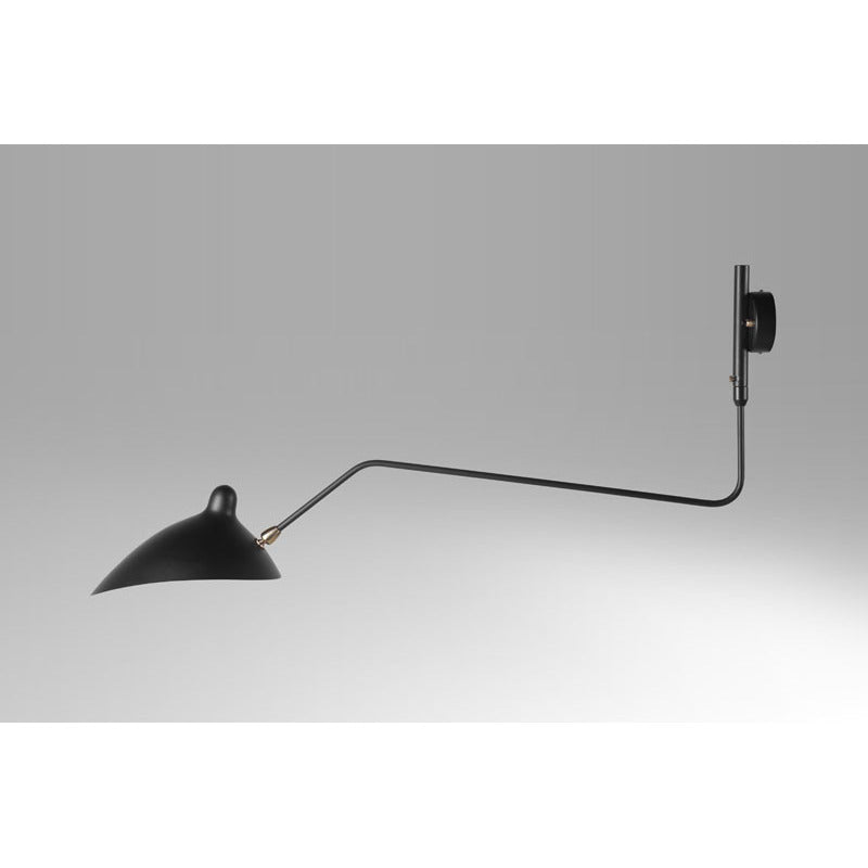 Armed Wall Sconce with Hardware Shade &amp; Arm