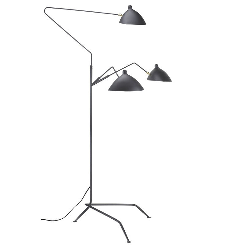 Black Matte Black Floor Lamp by Bethel - view 5