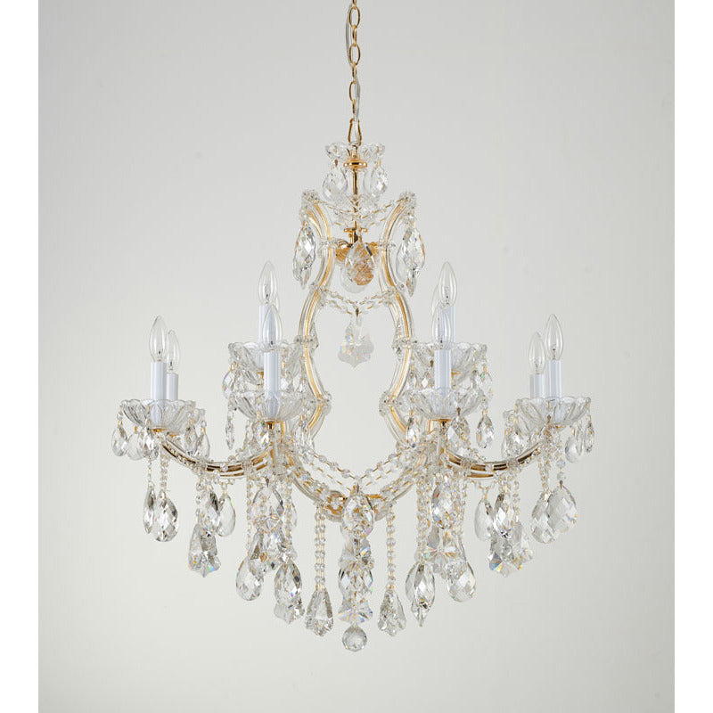 Gold Crystal Chandelier (BET26) by Bethel - view 2