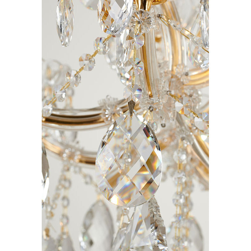 Gold Crystal Chandelier (BET26) by Bethel - view 3