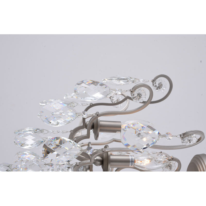 Frame Chandelier with Clear Hanging Crystals (BET61) by Bethel - view 32