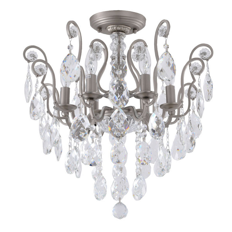 Frame Chandelier with Clear Hanging Crystals (BET61) by Bethel - view 41