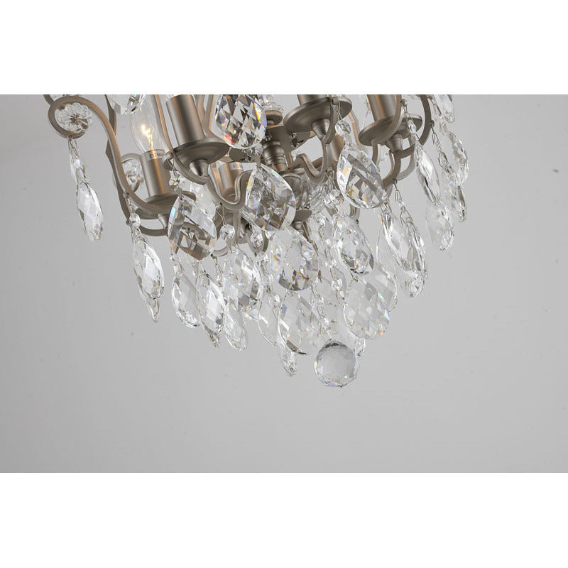 Frame Chandelier with Clear Hanging Crystals (BET61) by Bethel - view 10