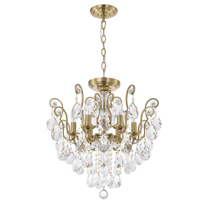 Frame Chandelier with Clear Hanging Crystals (BET61) by Bethel - view 21