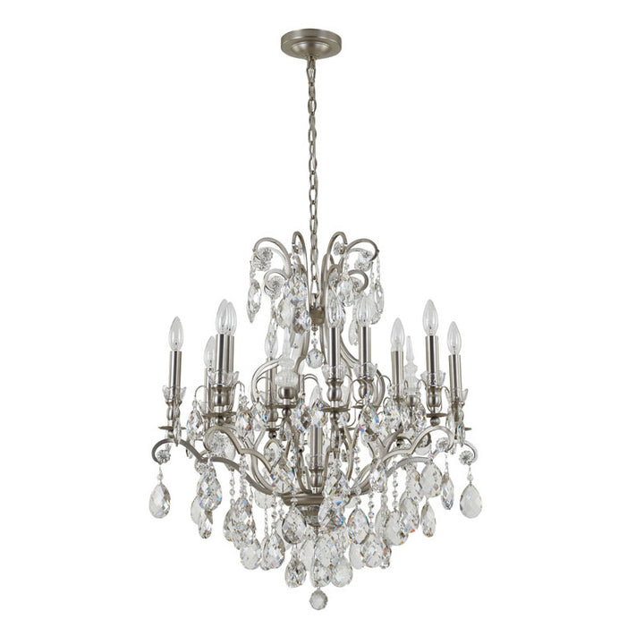 Frame Chandelier with Clear Hanging Crystals (BET64) by Bethel - view 26