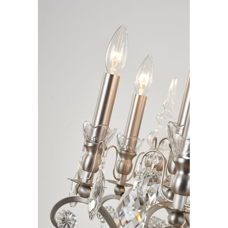 Frame Chandelier with Clear Hanging Crystals (BET64) by Bethel - view 27