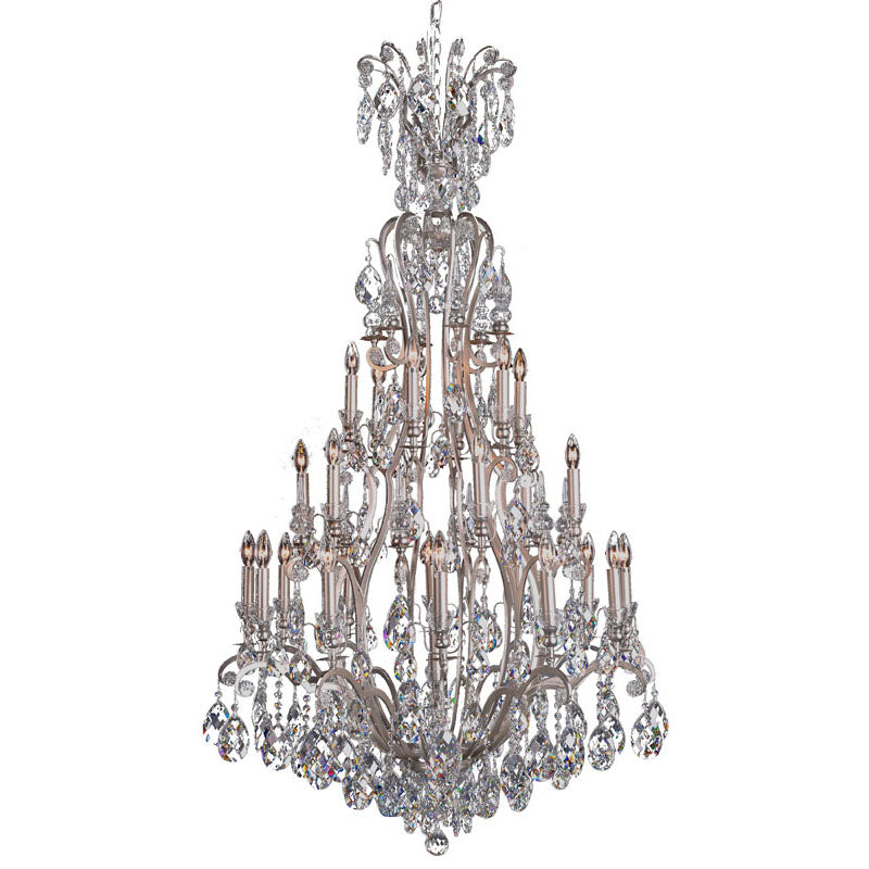 Crystal Chandelier (BET66) in Pewter by Bethel