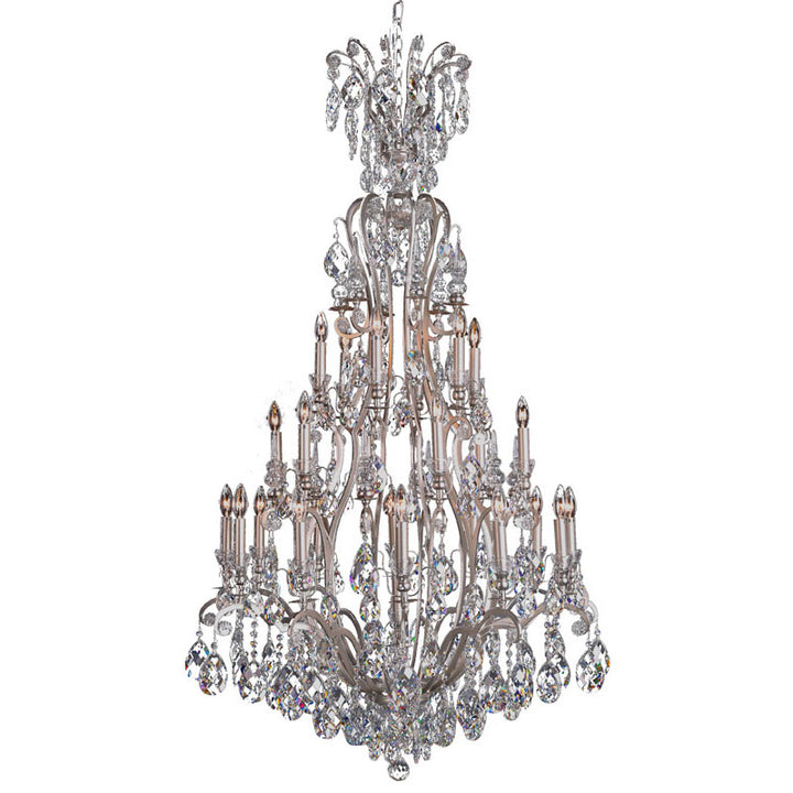 Crystal Chandelier (BET66) in Pewter by Bethel