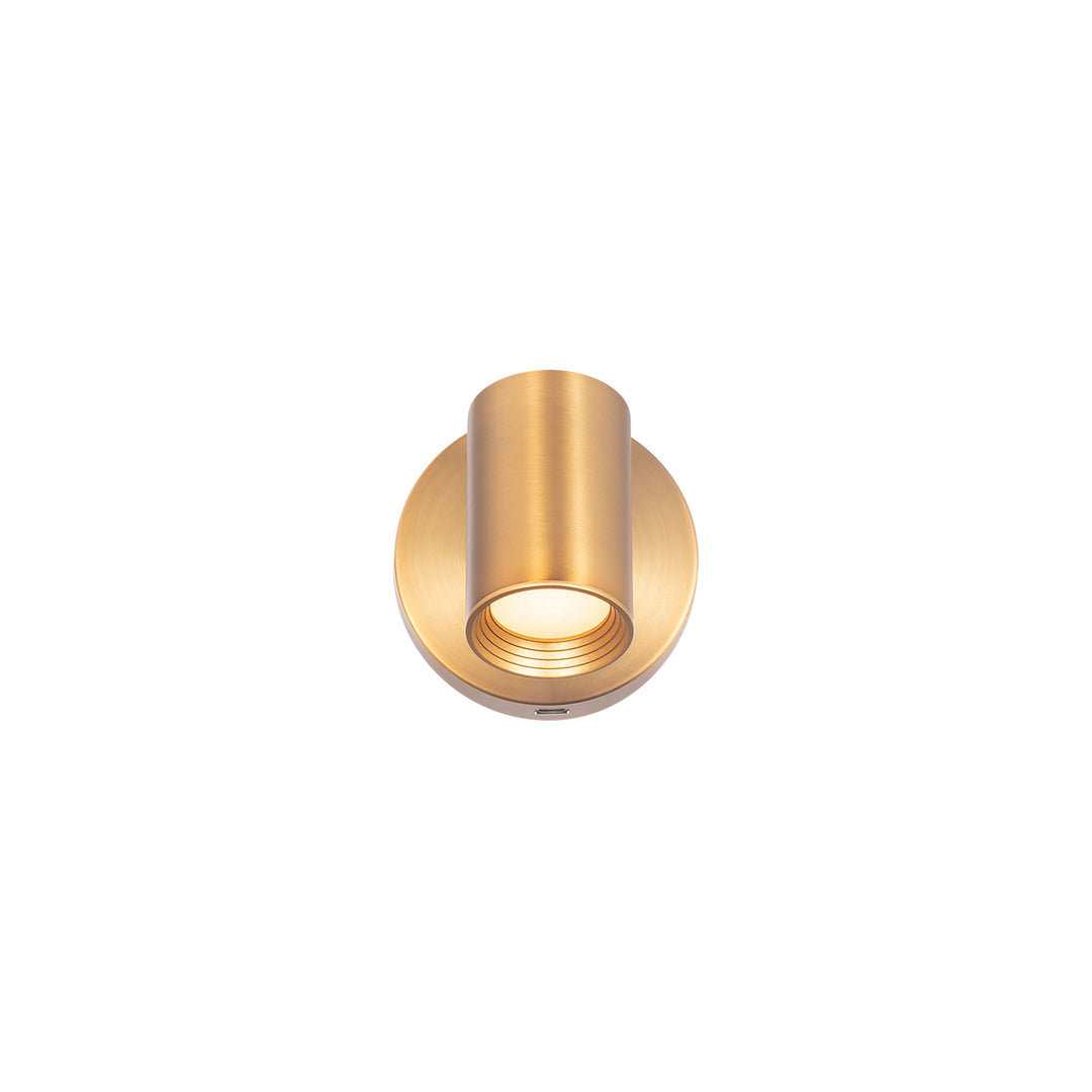 Kepler Swing Arm 3000K in Aged Brass by WAC Lighting