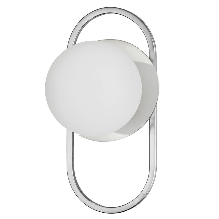 Burlat 1 Light Wall Sconce in Polished Chrome by Dainolite