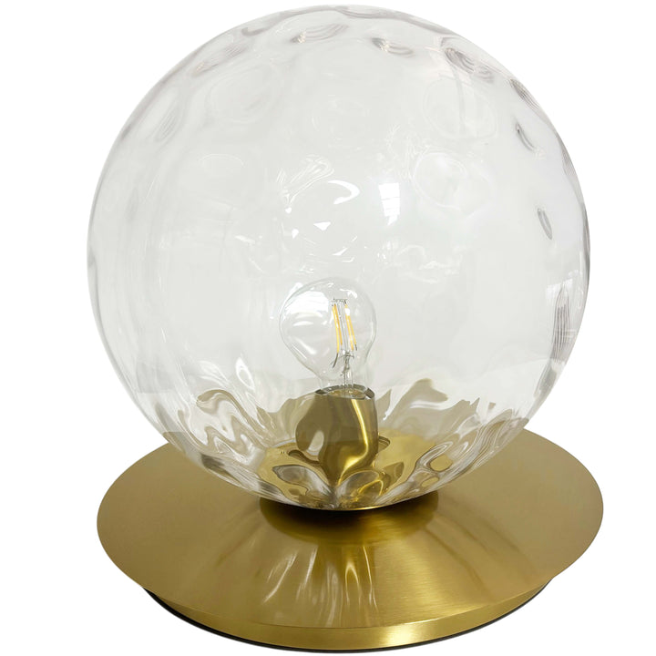 Burlat 1 Light Table Lamp in Aged Brass by Dainolite