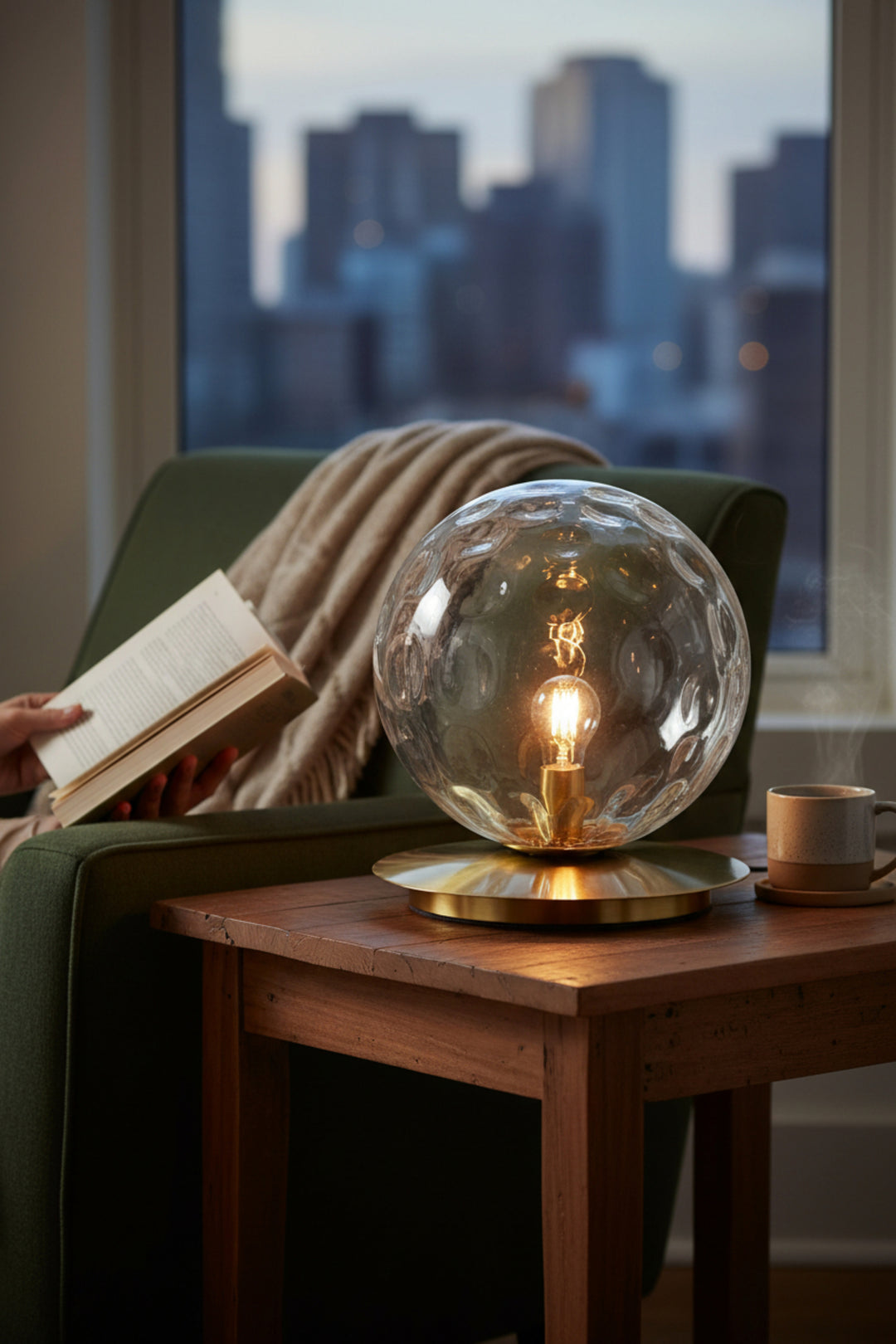 Burlat 1 Light Table Lamp by Dainolite - view 2